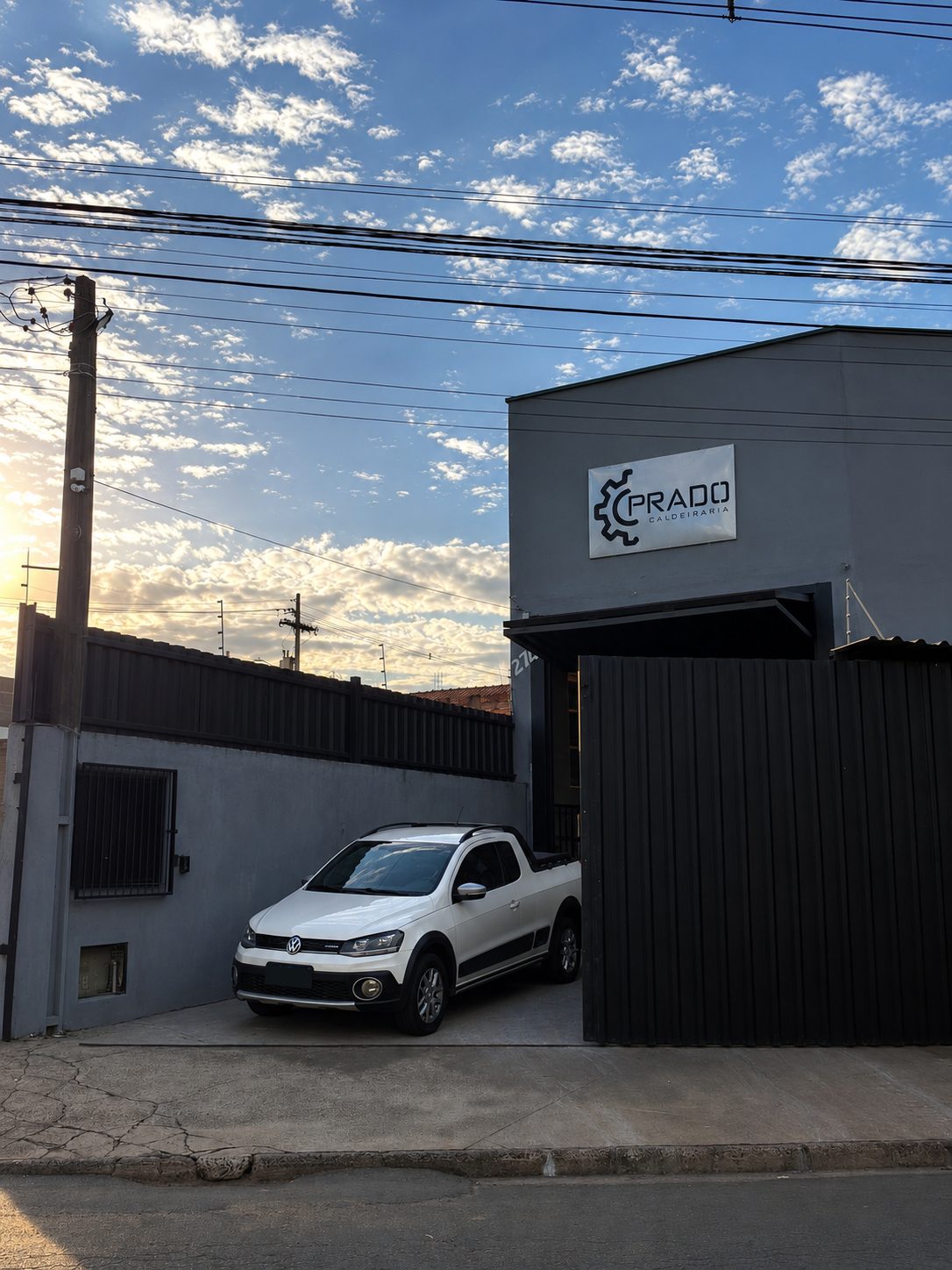 Fachada da Prado Caldeiraria em Piracicaba/SP